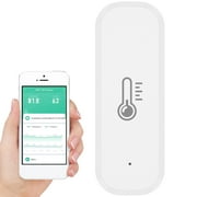 Pluokvzr Indoor Thermometer Hygrometer Smart Wireless WiFi Bluetooth Home Greenhouse Temperature Humidity